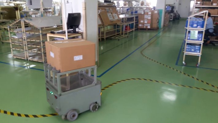 Lắp đặt robot AGV tại Điện Biên