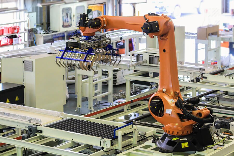 Ứng dụng Robot gắp và sắp xếp sản phẩm với cánh tay robot công nghiệp