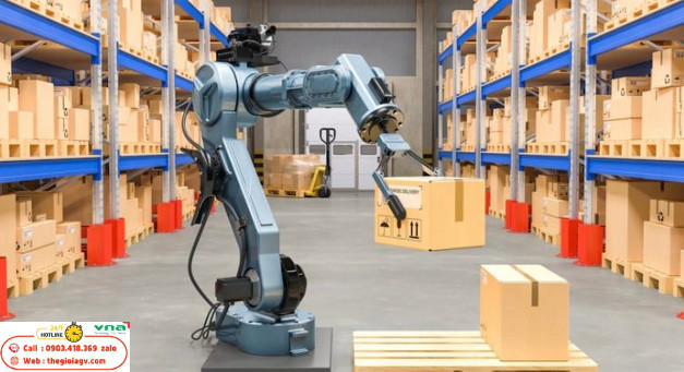 Việc hỗ trợ hoạt động robot trong sản xuất công nghiệp của con người