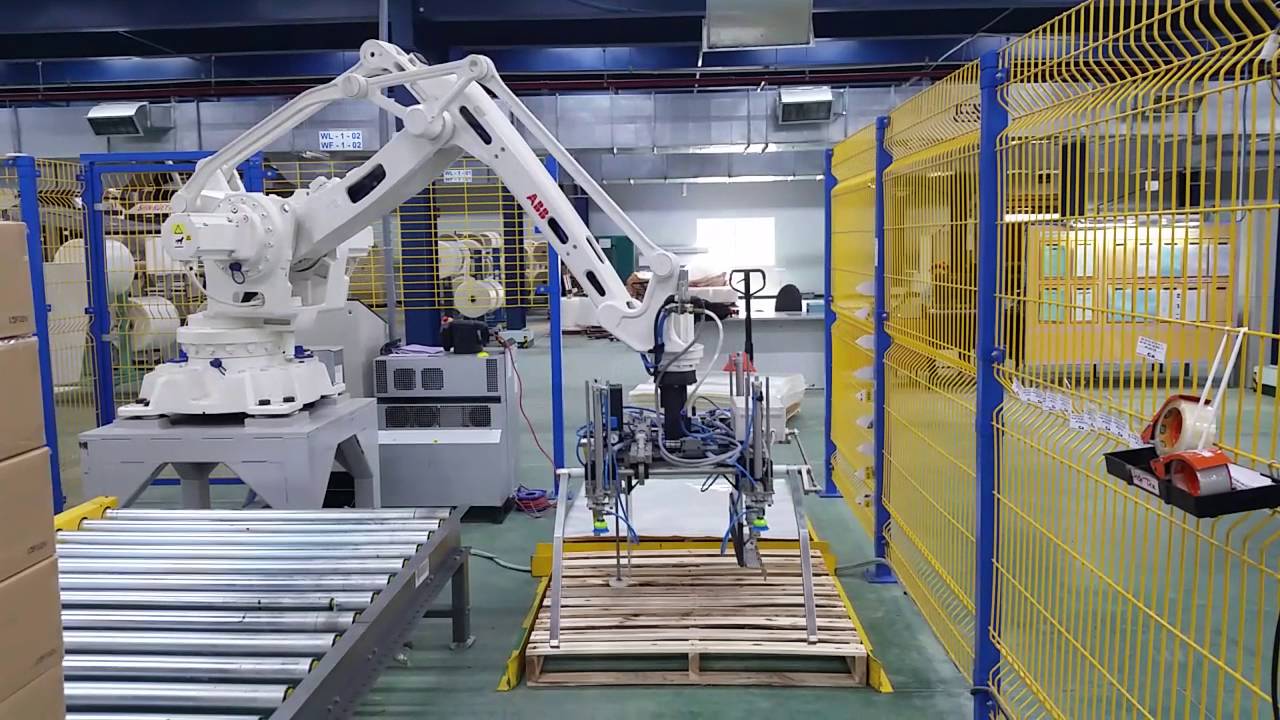 Giải pháp hệ thống robot gắp và xếp hàng trong công nghiệp