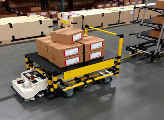 Ứng dụng xe tự hành AGV trong Logistics nhà kho thông minh