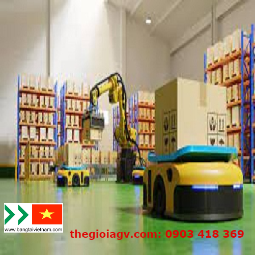 Robot chuyển hàng AGV sử dụng trong công nghiệp