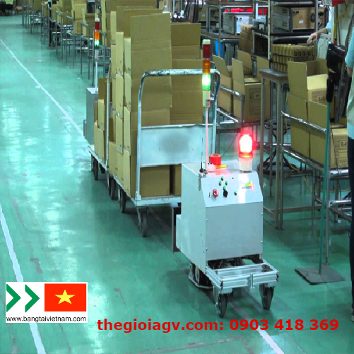 Ứng dung robot AGV trong sản xuất