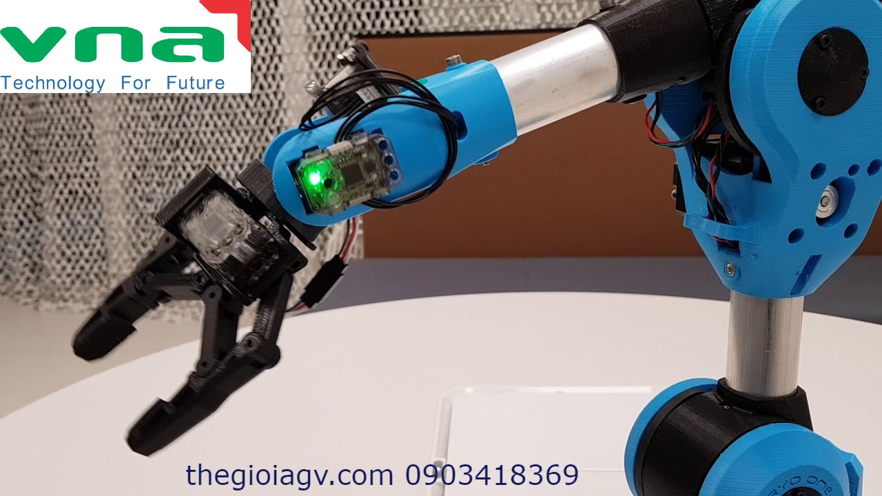 Cánh tay robot đang được ứng dụng rộng rãi trong nhiều lĩnh vực