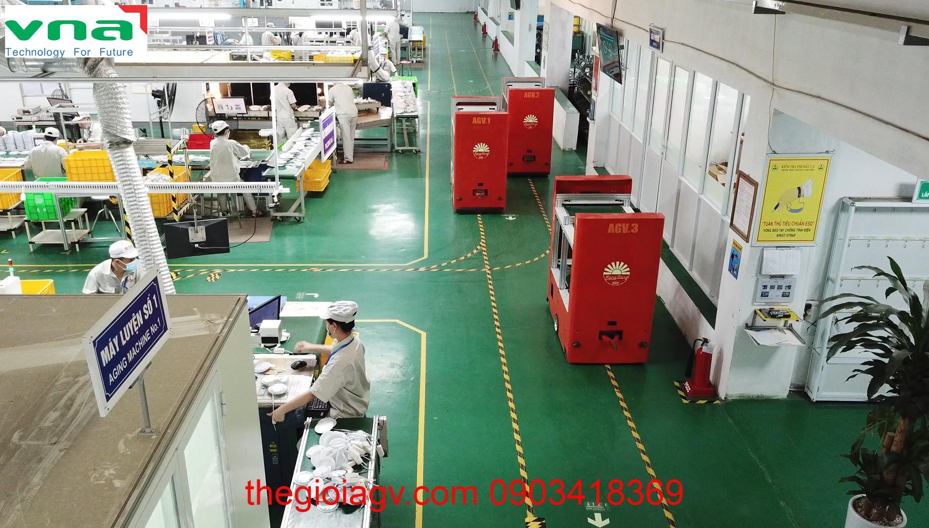 Ưng dụng của robot AGV trong công nghiệp 