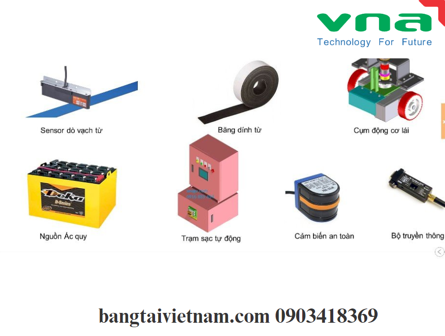 Vnatech - Đơn vị cung cấp Linh kiện robot AGV chất lượng