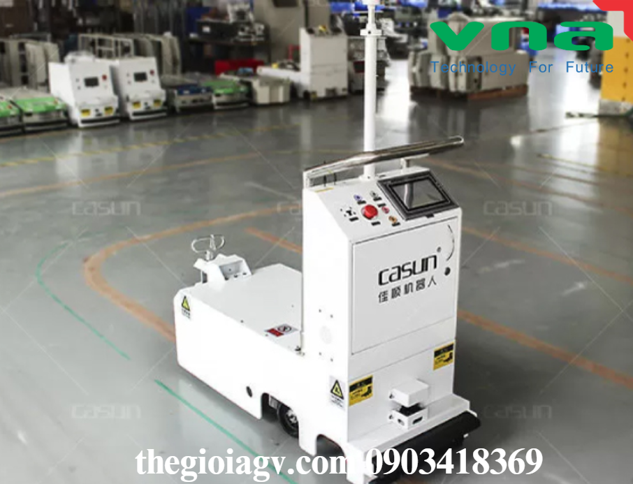 Quản lý kho hàng tự động - Xe tự hành AGV chở hàng: